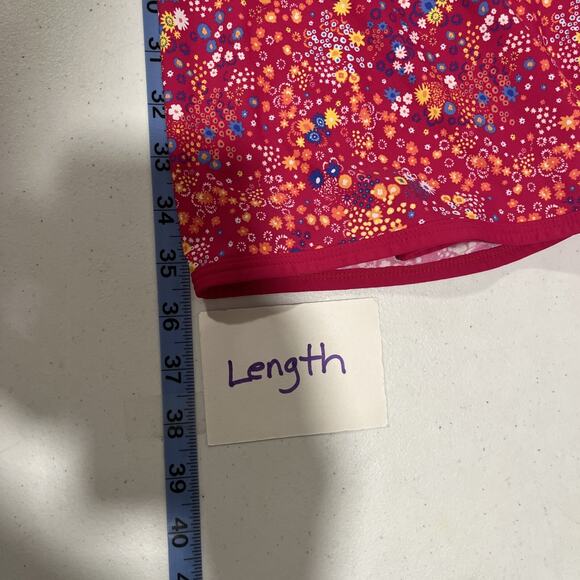 Krimson Klover Womens Kai Pink Dress L Racerback Floral Active UPF 50 Protection - Picture 7 of 9